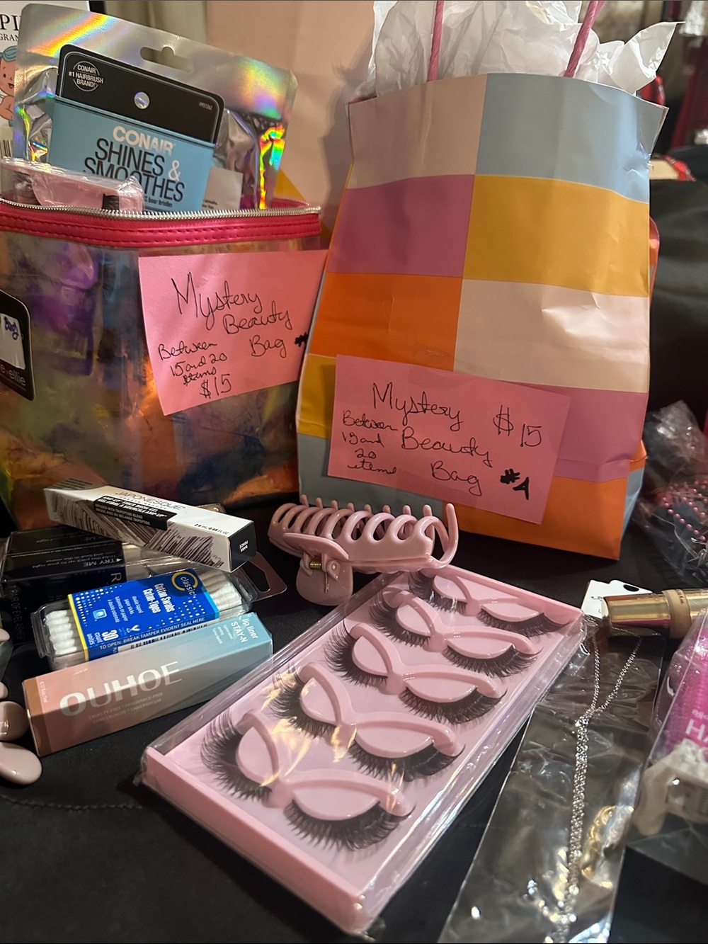 Mystery Beauty Bag - Assorted Pink Accessories huge value